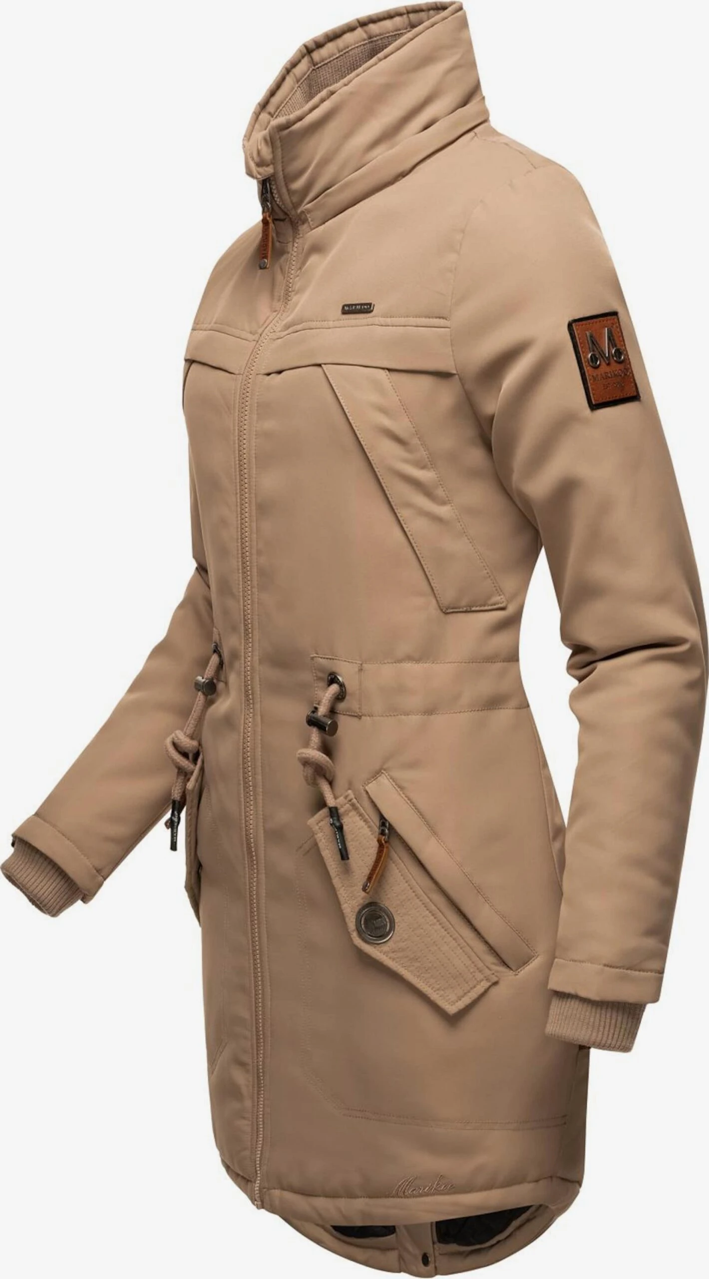 Marikoo Parkas Winterparka Kamii Dames Lichtbruin 4 Marikoo Parkas Winterparka Kamii Dames Lichtbruin - Afbeelding 4