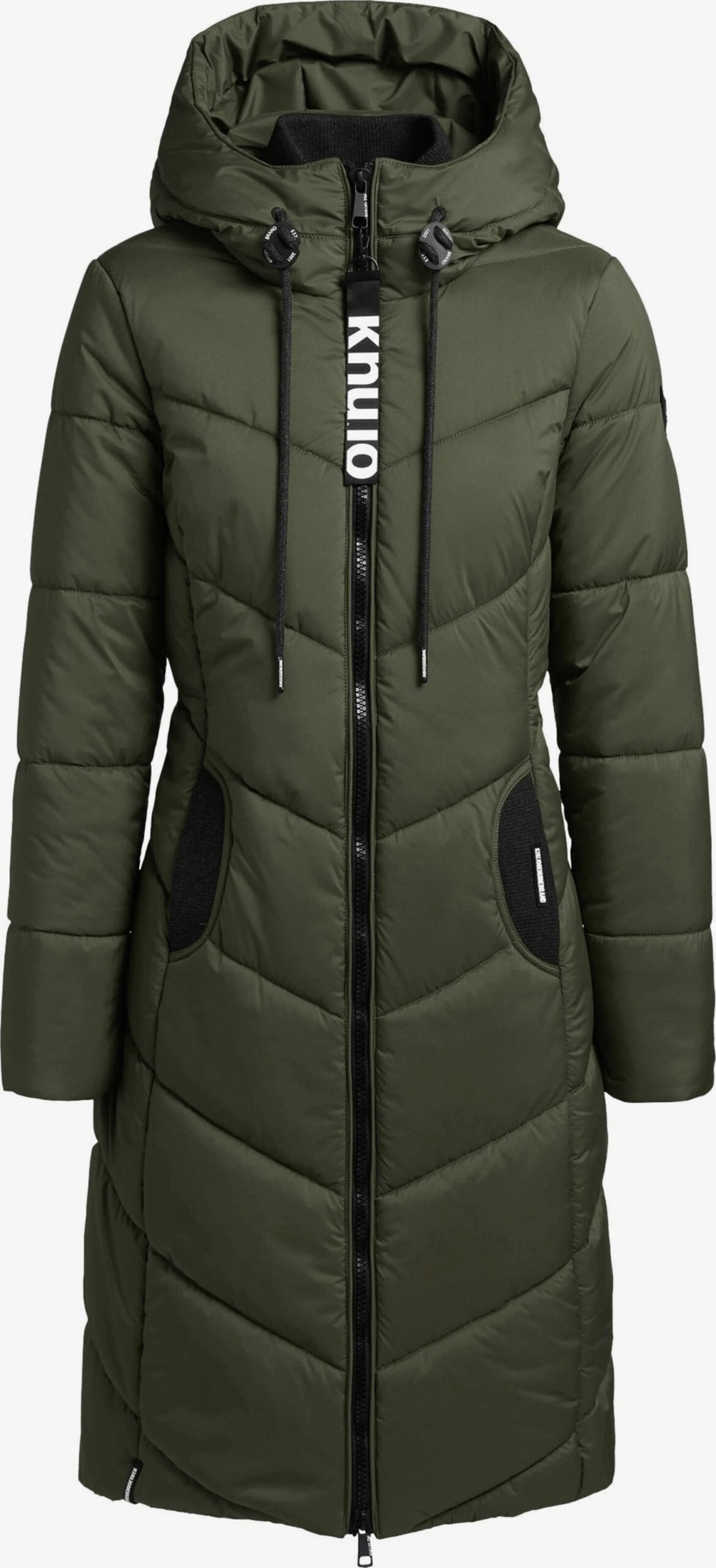 Khujo Wintermantels Wintermantel ARIBAY3 LIGHT Dames Kaki 1 Khujo Wintermantels Wintermantel ARIBAY3 LIGHT Dames Kaki