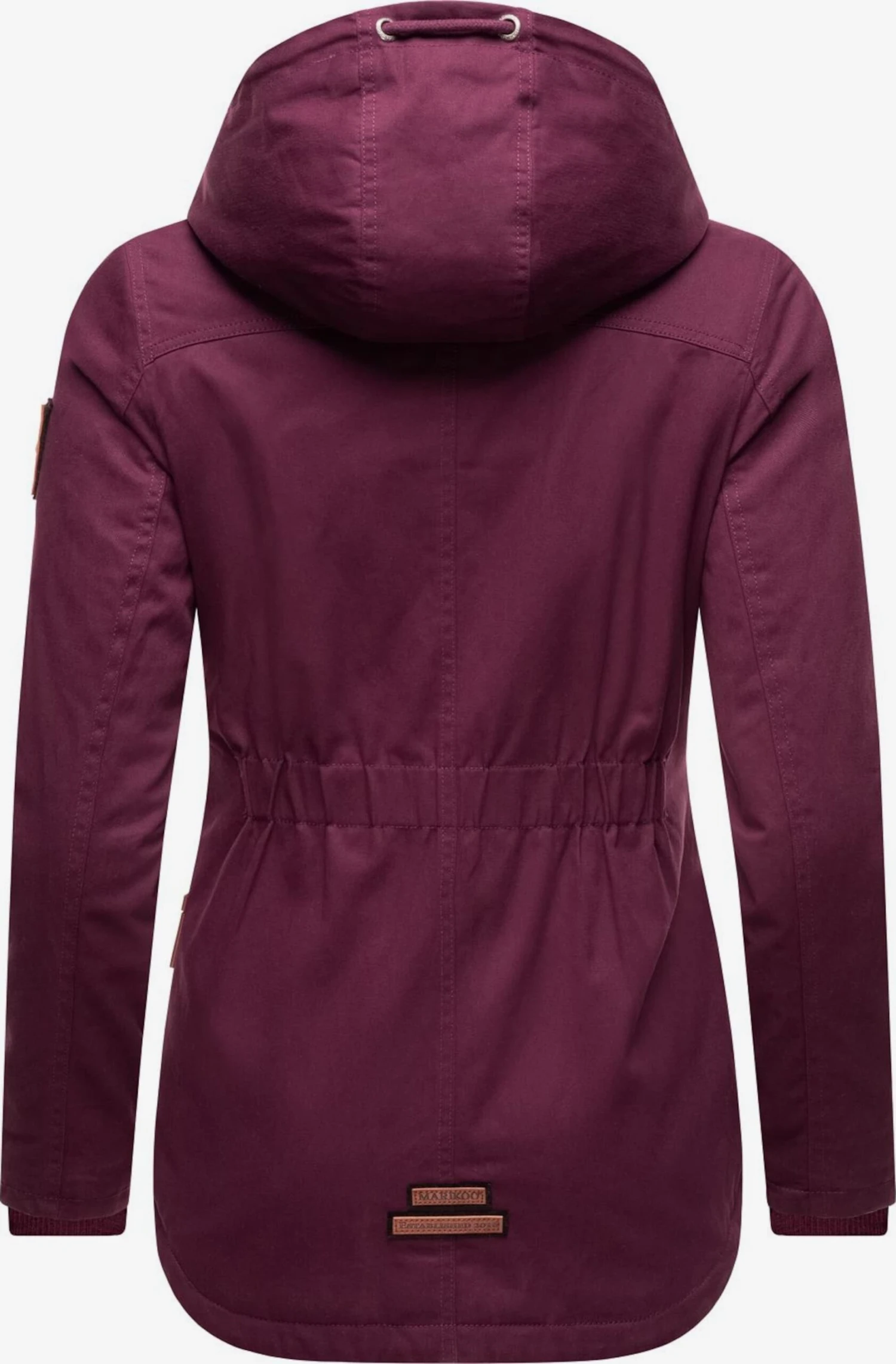 Marikoo Winterjassen Winterjas Bikoo Dames Wijnrood 3 Marikoo Winterjassen Winterjas Bikoo Dames Wijnrood - Afbeelding 3