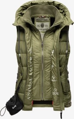 Marikoo Bodywarmers Bodywarmer Taisaa Dames Kaki -Kledingverkoopwinkel 056ae9c4c2a37e4a2c12c9492ca0c8b7