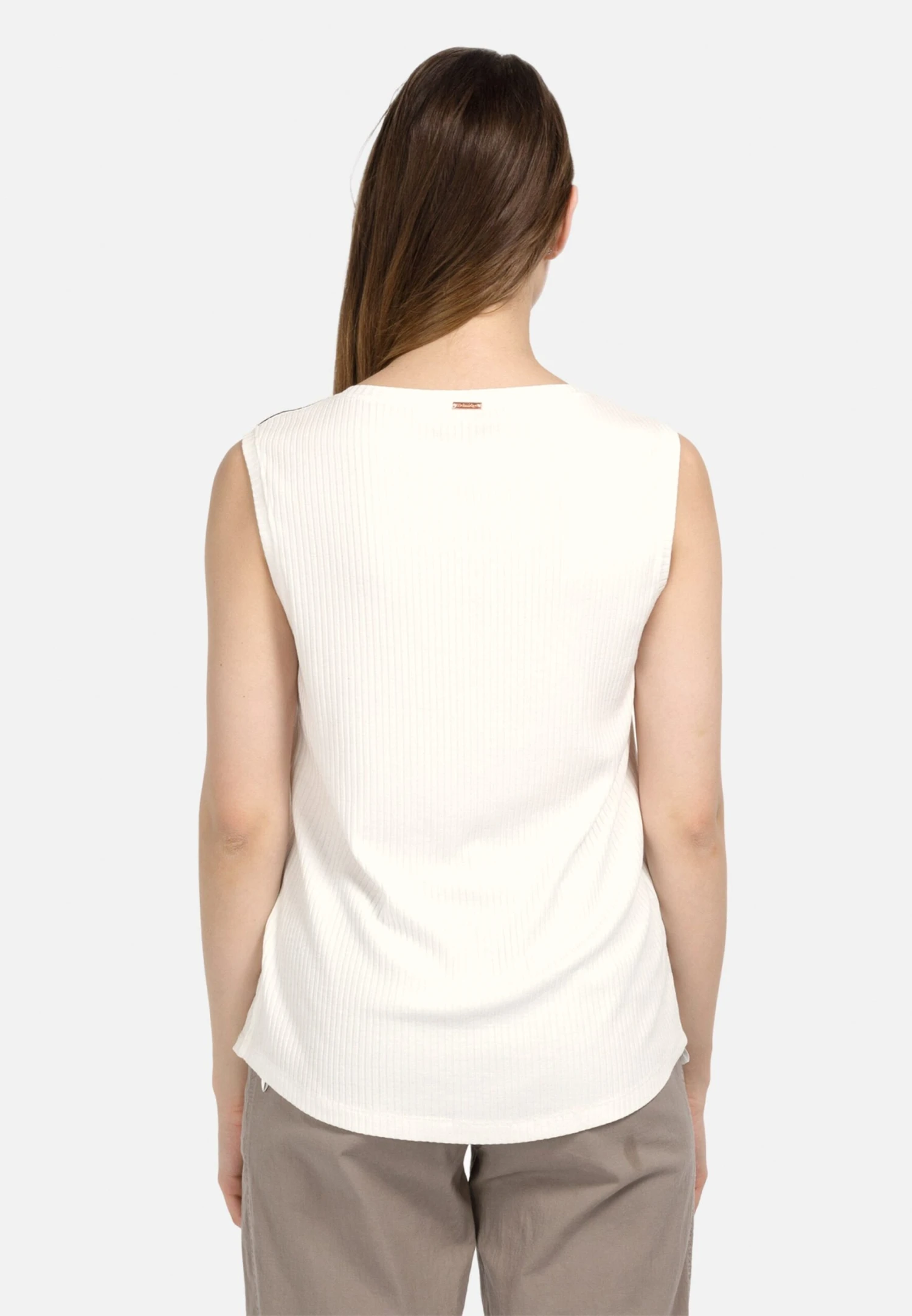 HELMIDGE Mouwloze Shirts Top Dames Wit 7 HELMIDGE Mouwloze Shirts Top Dames Wit - Afbeelding 7