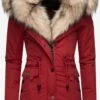 Navahoo Parkas Winterparka Sweety Dames Rood