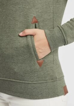 OXMO Hoodies Sweatshirt Vicky Dames Groen / Kaki -Kledingverkoopwinkel 07f50257b94eede24ba5c7735f72799c