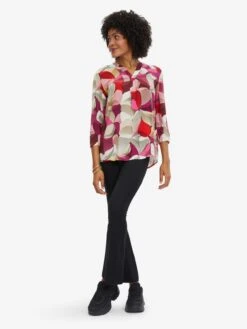 CARTOON Blouses Met Korte Mouw Blouse Dames Fuchsia -Kledingverkoopwinkel 083fc023c487b3d512070b92a054b025