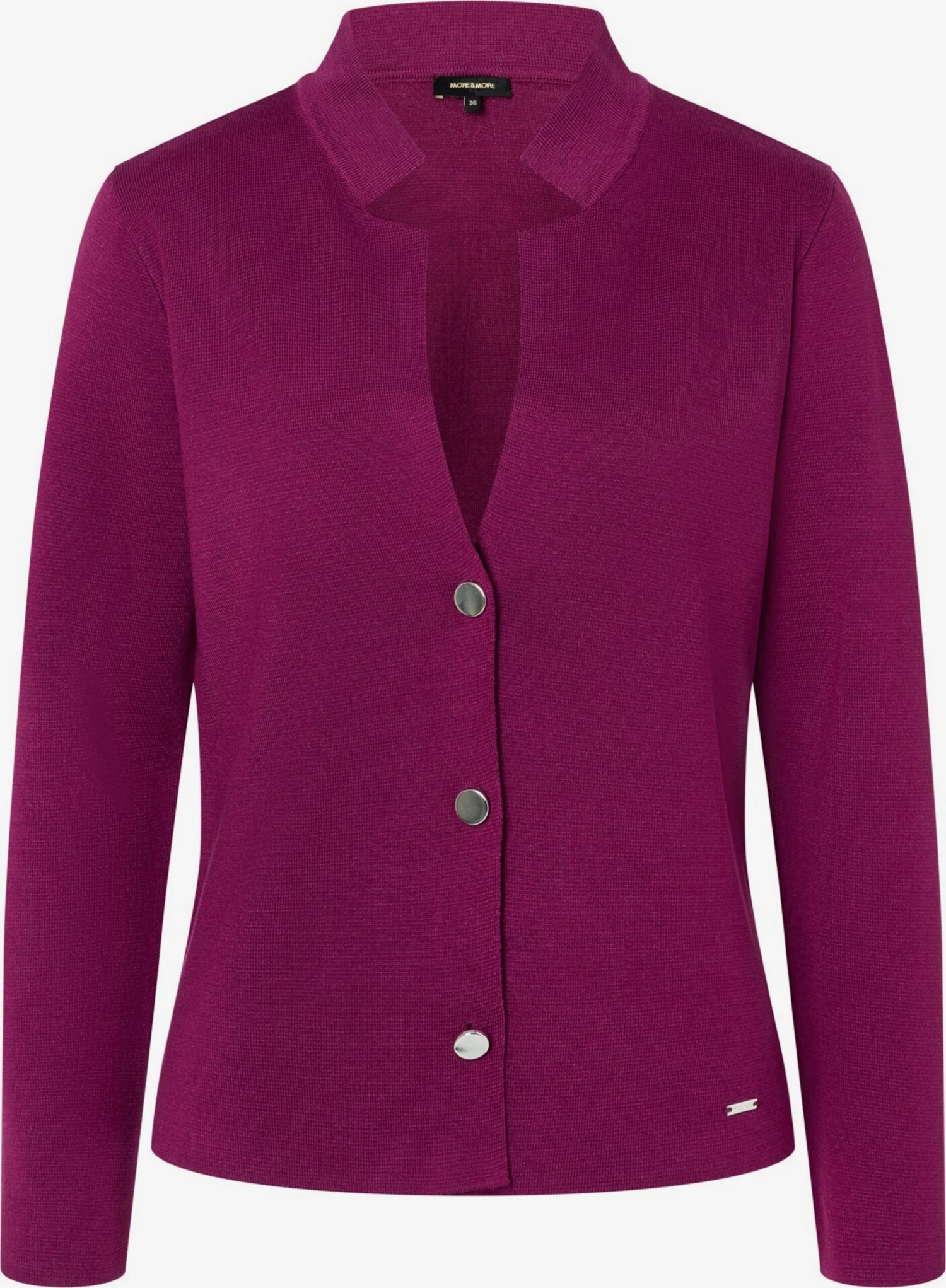 MORE&MORE Vesten Gebreid Vest Milano Dames Bessen 1 MORE&MORE Vesten Gebreid Vest Milano Dames Bessen