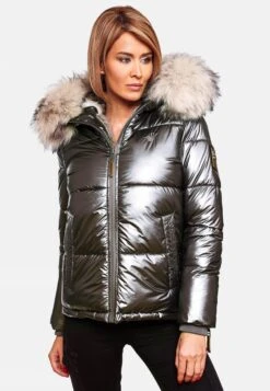 Navahoo Winterjassen Winterjas Tikunaa Dames Antraciet -Kledingverkoopwinkel 121777c54bdb986cdbc090ca397428a3