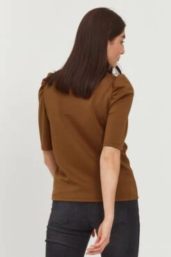 B.young T-shirts Shirt BYPUSTI Dames Bruin -Kledingverkoopwinkel 1478a96c643992d36d8f5179e7815f09