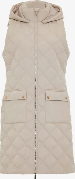 Threadbare Bodywarmers Bodywarmer Maggie Dames Taupe