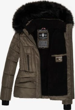 Navahoo Winterjassen Winterjas Adele Dames Taupe -Kledingverkoopwinkel 16a24e93c545043782b9b1e2965ae9de