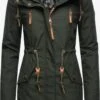 Ragwear Parkas Winterparka Elsie Dames Donkergroen