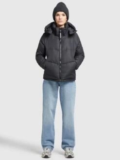 Khujo Winterjassen Winterjas Monty 2 Dames Nachtblauw -Kledingverkoopwinkel 1b0c9183e30c085560f69bac08851993