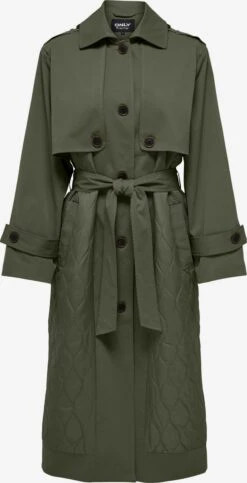 ONLY Trenchcoats Tussenmantel Dames Groen