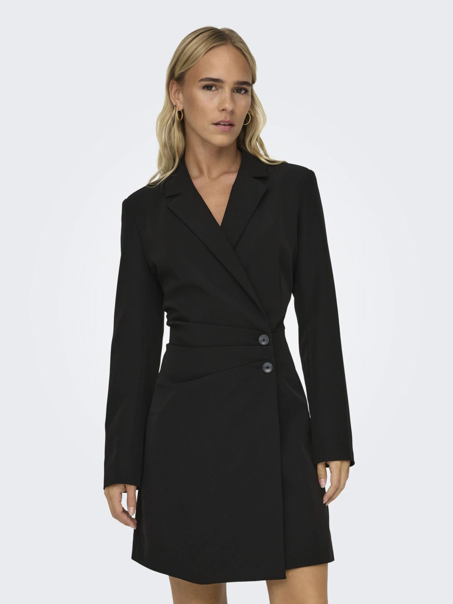 ONLY Mini Jurken Jurk MELLIE Dames Zwart 3 ONLY Mini Jurken Jurk MELLIE Dames Zwart - Afbeelding 3