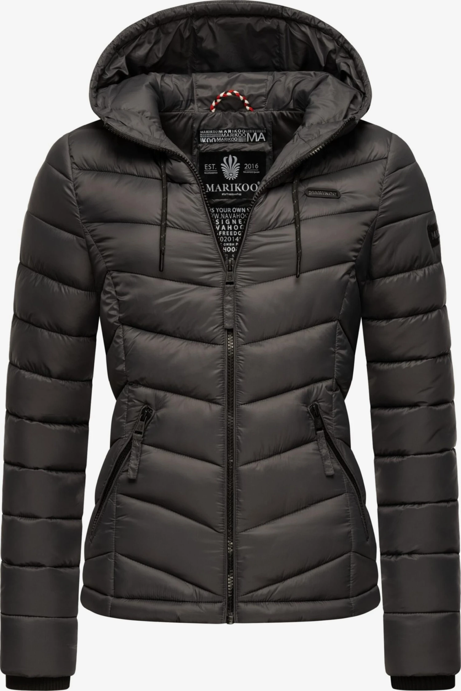 Marikoo Tussenjassen Tussenjas Kuala Dames Antraciet 1 Marikoo Tussenjassen Tussenjas Kuala Dames Antraciet