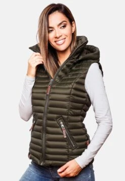 Navahoo Bodywarmers Bodywarmer Shadaa Dames Kaki -Kledingverkoopwinkel 222b65395b3b3087c510df5078fe8648