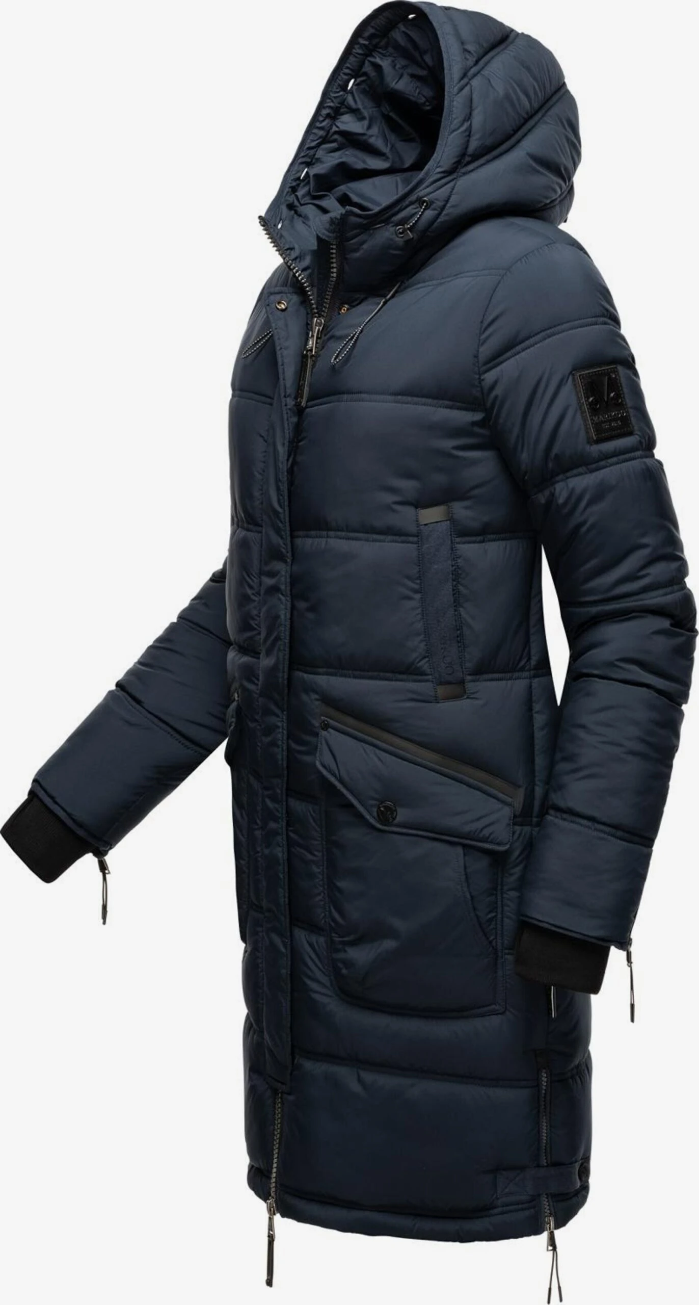 Marikoo Wintermantels Wintermantel Chaskaa Dames Navy 4 Marikoo Wintermantels Wintermantel Chaskaa Dames Navy - Afbeelding 4