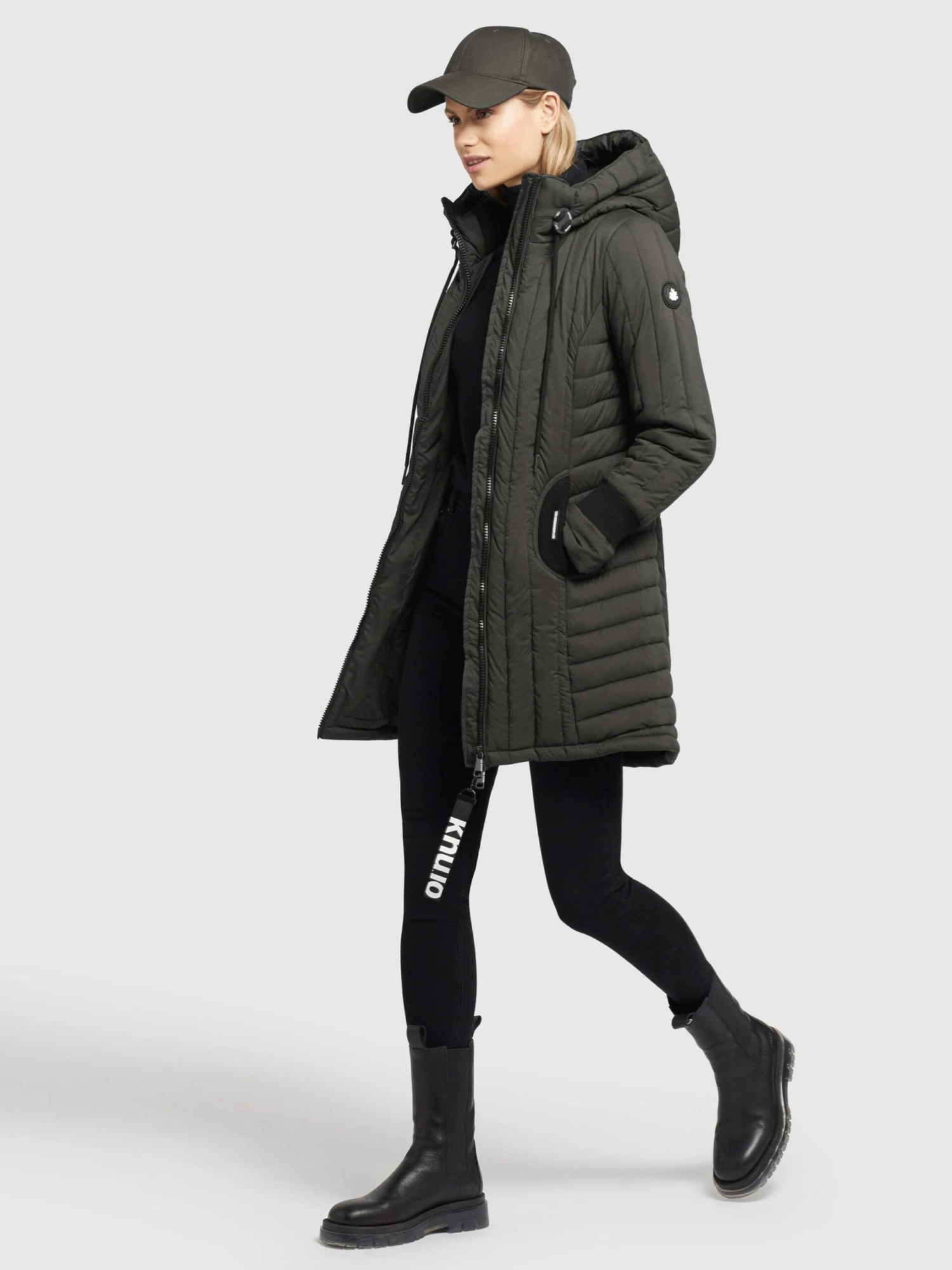 Khujo Winterjassen Winterjas Jerry Dames Olijfgroen 3 Khujo Winterjassen Winterjas Jerry Dames Olijfgroen - Afbeelding 3