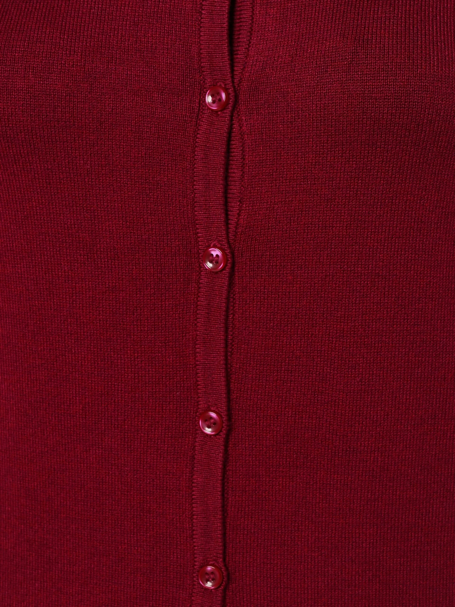 Marie Lund Vesten Gebreid Vest Dames Bordeaux 3 Marie Lund Vesten Gebreid Vest Dames Bordeaux - Afbeelding 3