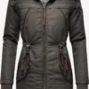 Marikoo Parkas Winterparka Kamii Dames Grijs