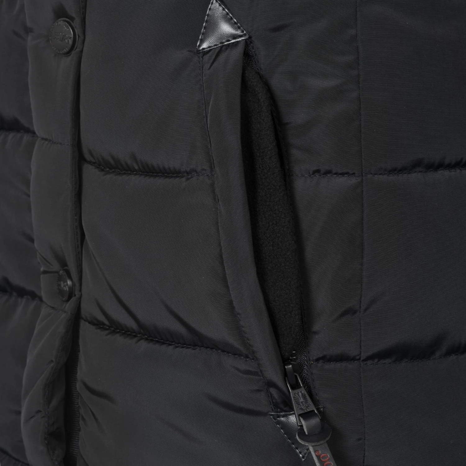 Marikoo Winterjassen Winterjas Lotusblüte Dames Zwart 4 Marikoo Winterjassen Winterjas Lotusblüte Dames Zwart - Afbeelding 4