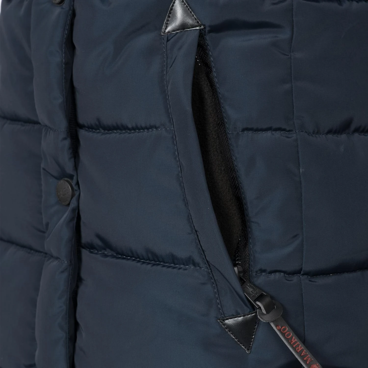 Marikoo Winterjassen Winterjas Lotusblüte Dames Donkerblauw 4 Marikoo Winterjassen Winterjas Lotusblüte Dames Donkerblauw - Afbeelding 4