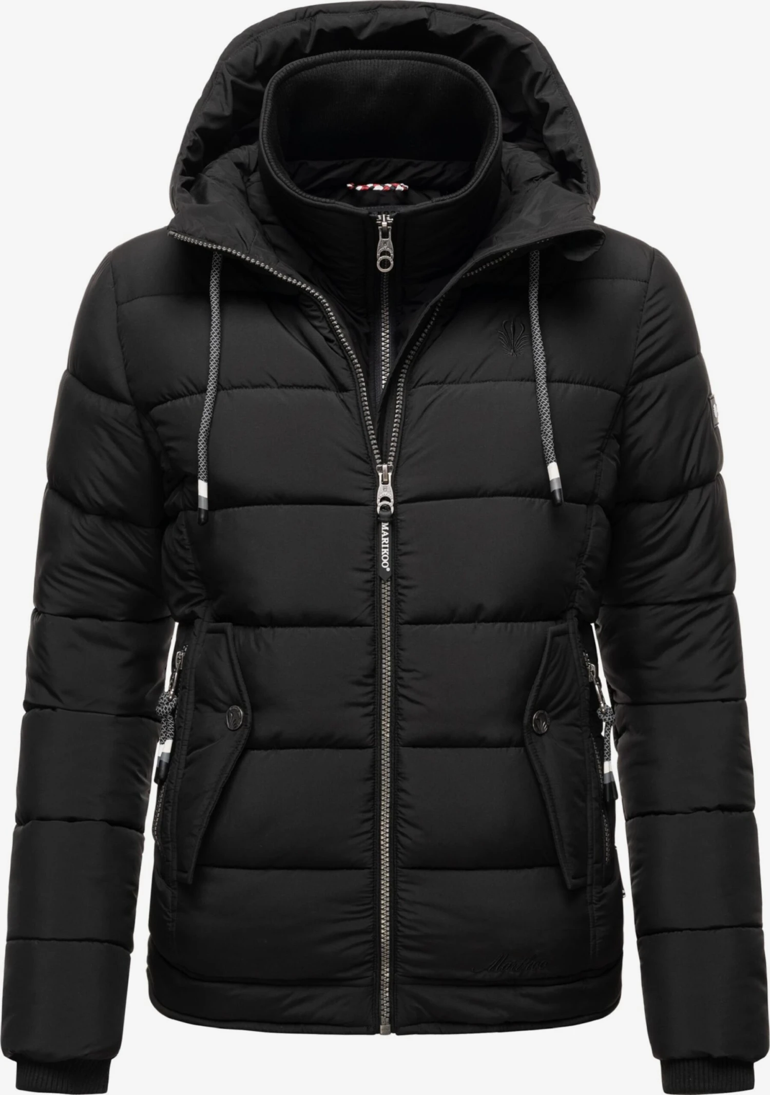 Marikoo Winterjassen Winterjas Taisaa Dames Zwart 1 Marikoo Winterjassen Winterjas Taisaa Dames Zwart