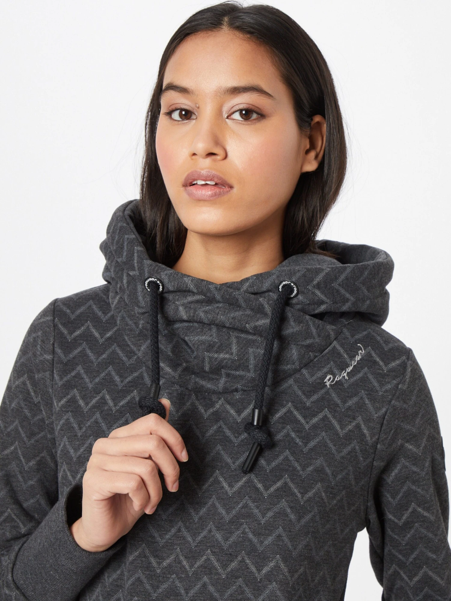 Ragwear Hoodies Sweatshirt GRIPY Dames Zwart 2 Ragwear Hoodies Sweatshirt GRIPY Dames Zwart - Afbeelding 2