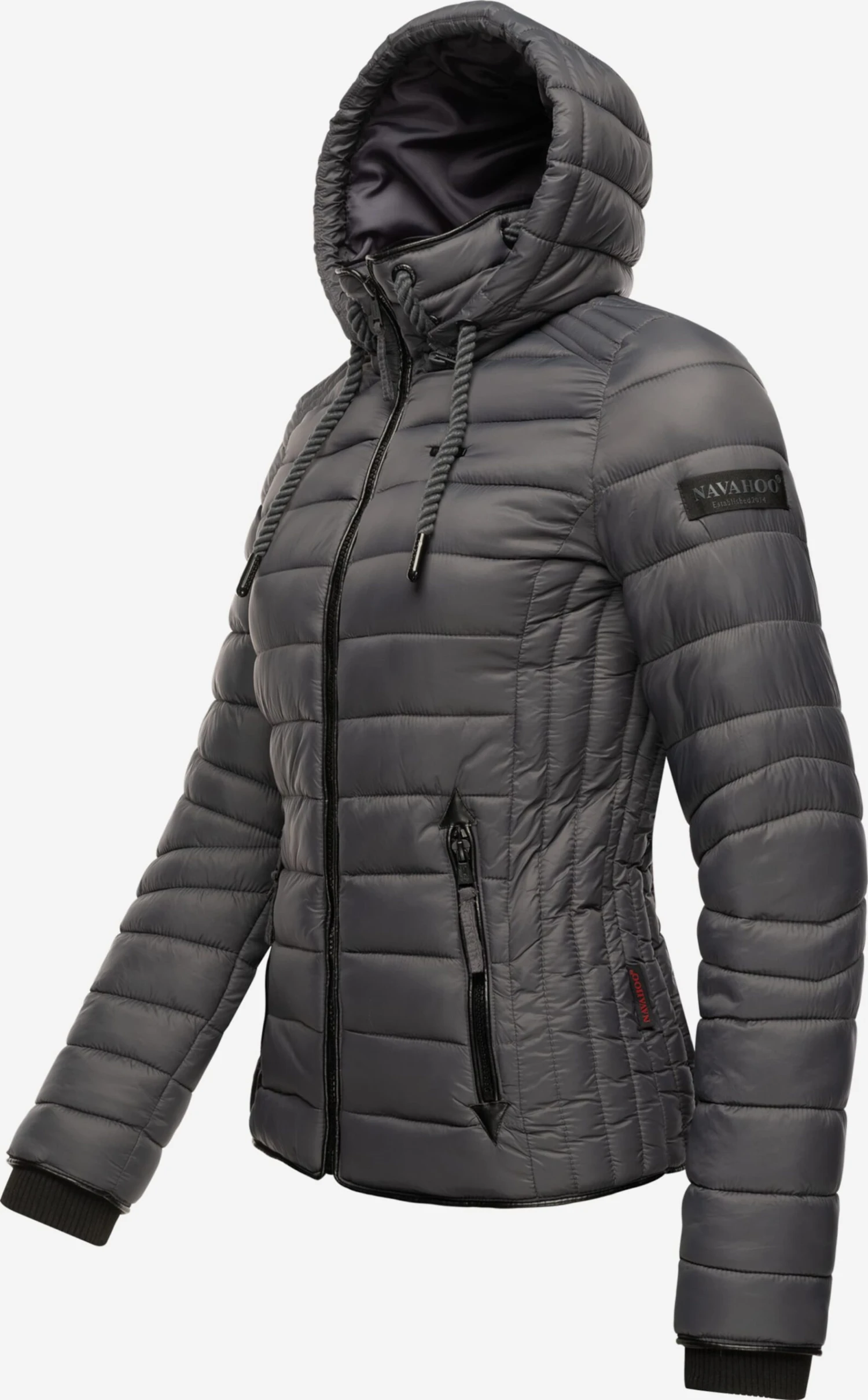 Navahoo Tussenjassen Tussenjas Lulana Dames Grijs 2 Navahoo Tussenjassen Tussenjas Lulana Dames Grijs - Afbeelding 2