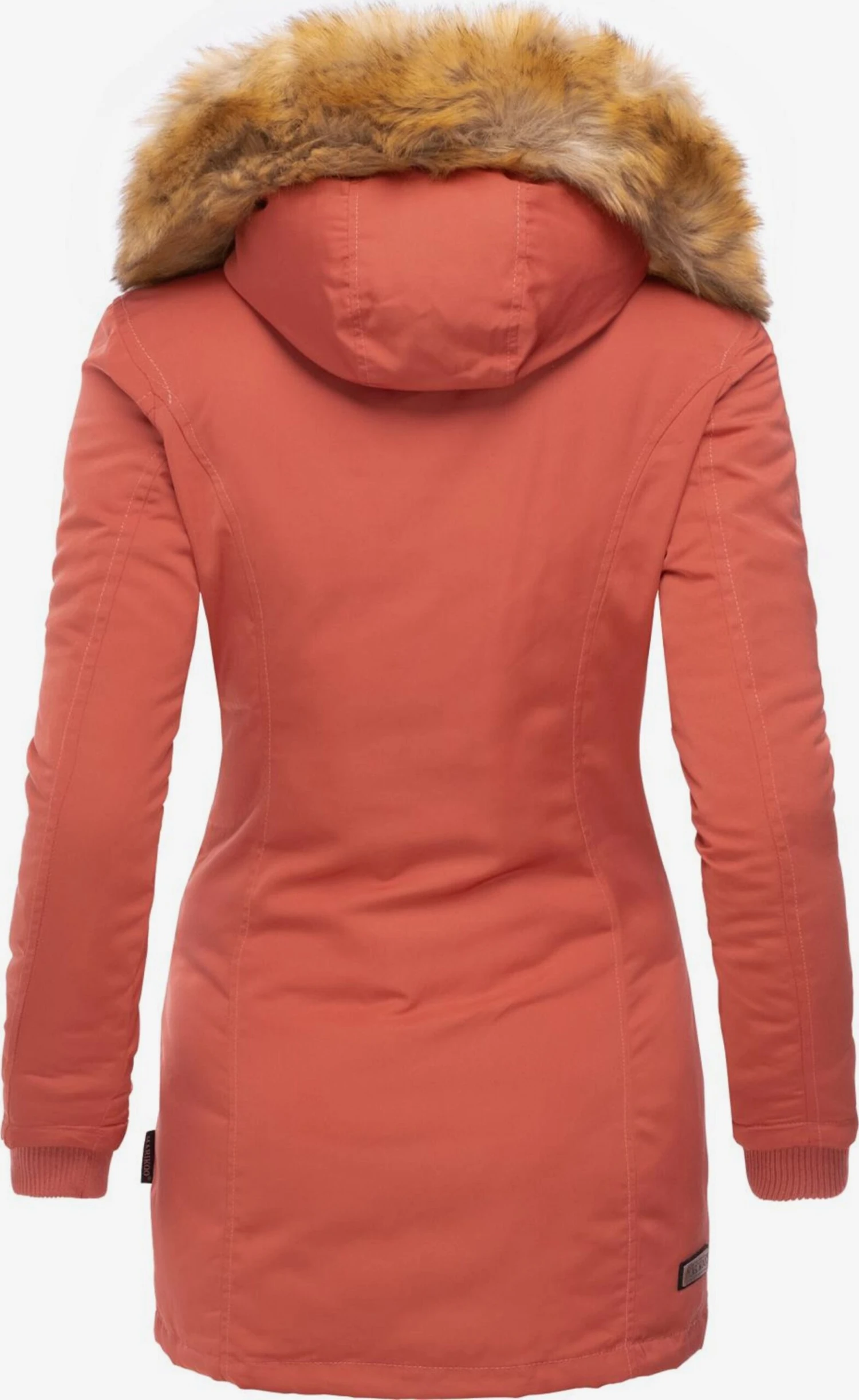 Marikoo Parkas Winterparka Karmaa Dames Zalm Roze 2 Marikoo Parkas Winterparka Karmaa Dames Zalm Roze - Afbeelding 2