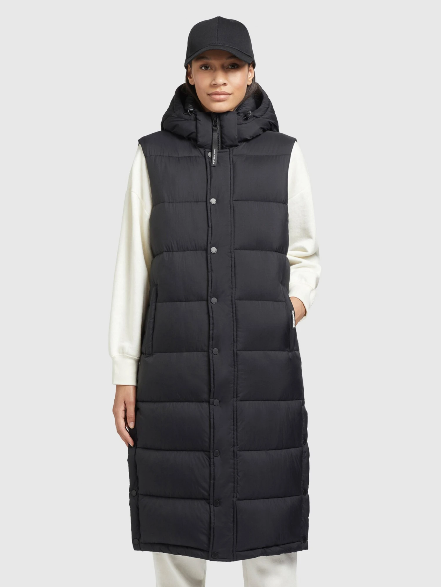 Khujo Bodywarmers Bodywarmer Magneta Dames Zwart 2 Khujo Bodywarmers Bodywarmer Magneta Dames Zwart - Afbeelding 2