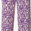 Monki Pantalons Wide Leg Broek Dames Lila