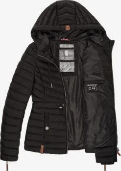 Marikoo Tussenjassen Tussenjas Aniyaa Dames Zwart -Kledingverkoopwinkel 3acad083500bb2a1657702e79af2a671