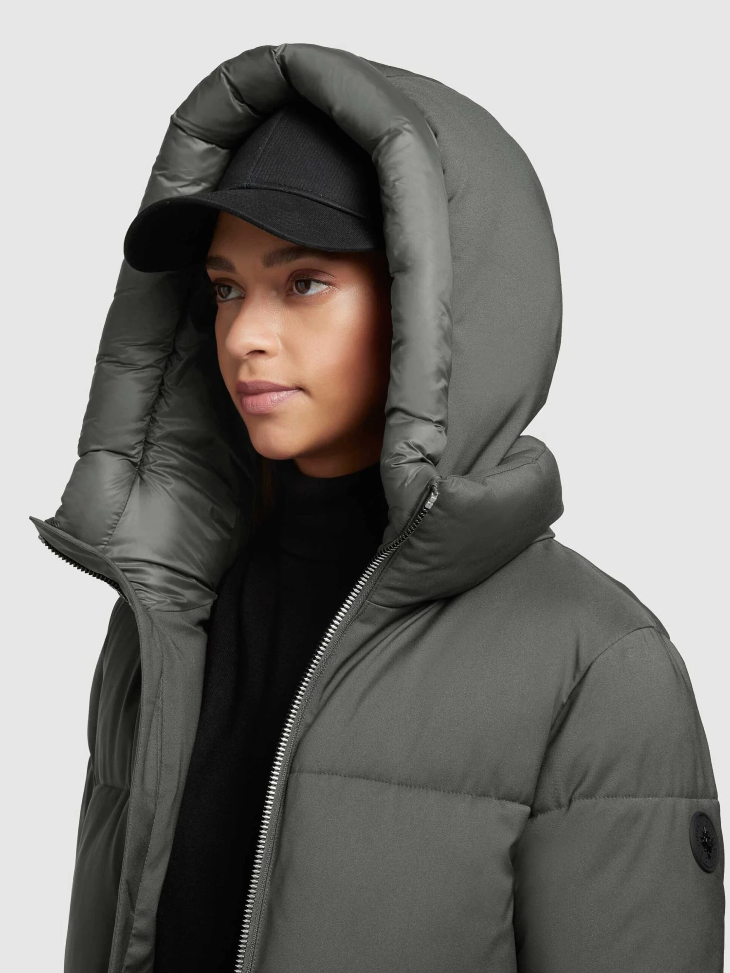 Khujo Wintermantels Wintermantel Aniva Dames Olijfgroen 8 Khujo Wintermantels Wintermantel Aniva Dames Olijfgroen - Afbeelding 8