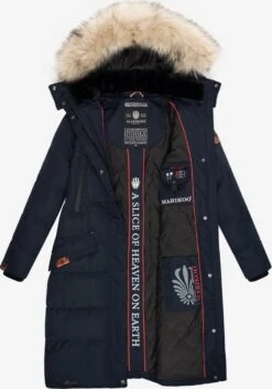 Marikoo Wintermantels Wintermantel Schneesternchen Dames Navy -Kledingverkoopwinkel 3b6bdf888ca218aafb2c4bd8c8cac33d