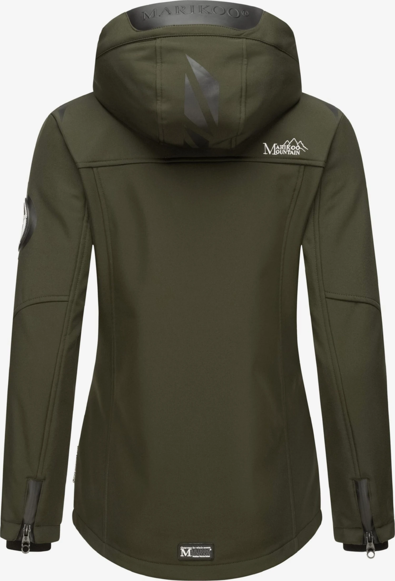 Marikoo Winterjassen Winterjas Dames Olijfgroen 3 Marikoo Winterjassen Winterjas Dames Olijfgroen - Afbeelding 3