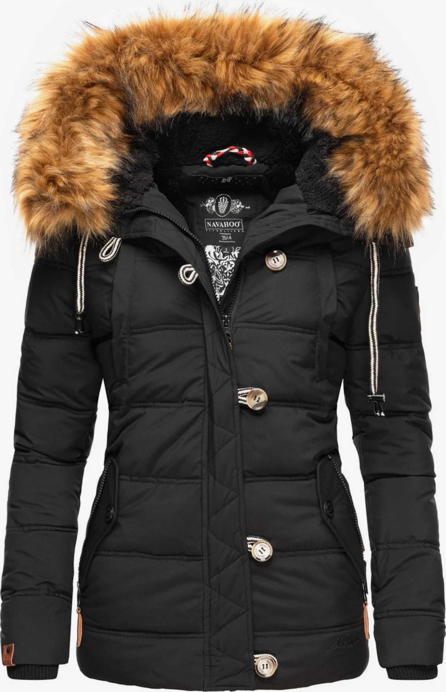 Navahoo Winterjassen Winterjas Zoja Dames Zwart 1 Navahoo Winterjassen Winterjas Zoja Dames Zwart