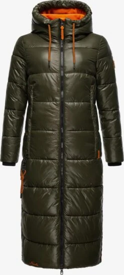 Kledingverkoopwinkel 18 Navahoo Wintermantels Wintermantel Schmuseengel Dames Olijfgroen