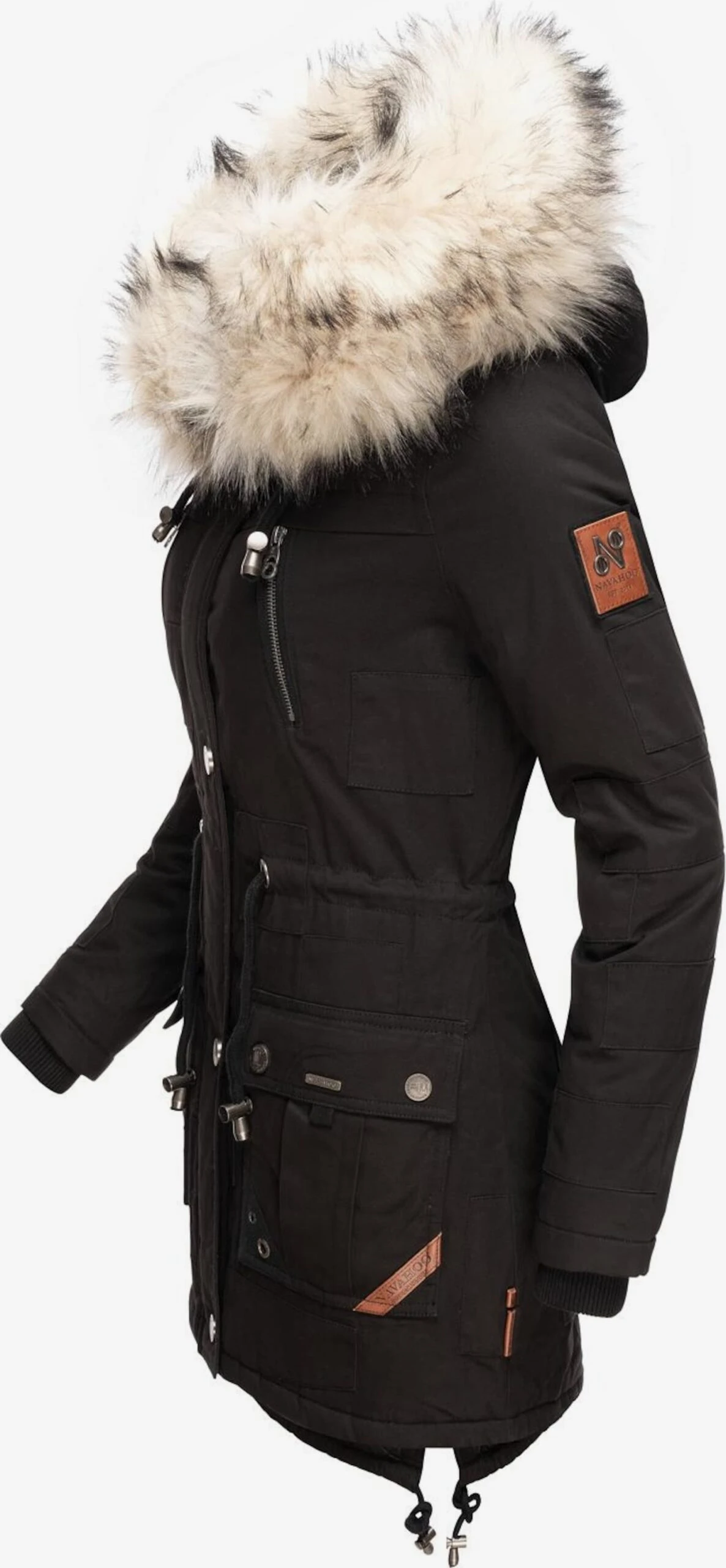 Navahoo Parkas Winterparka Honigfee Dames Zwart 2 Navahoo Parkas Winterparka Honigfee Dames Zwart - Afbeelding 2