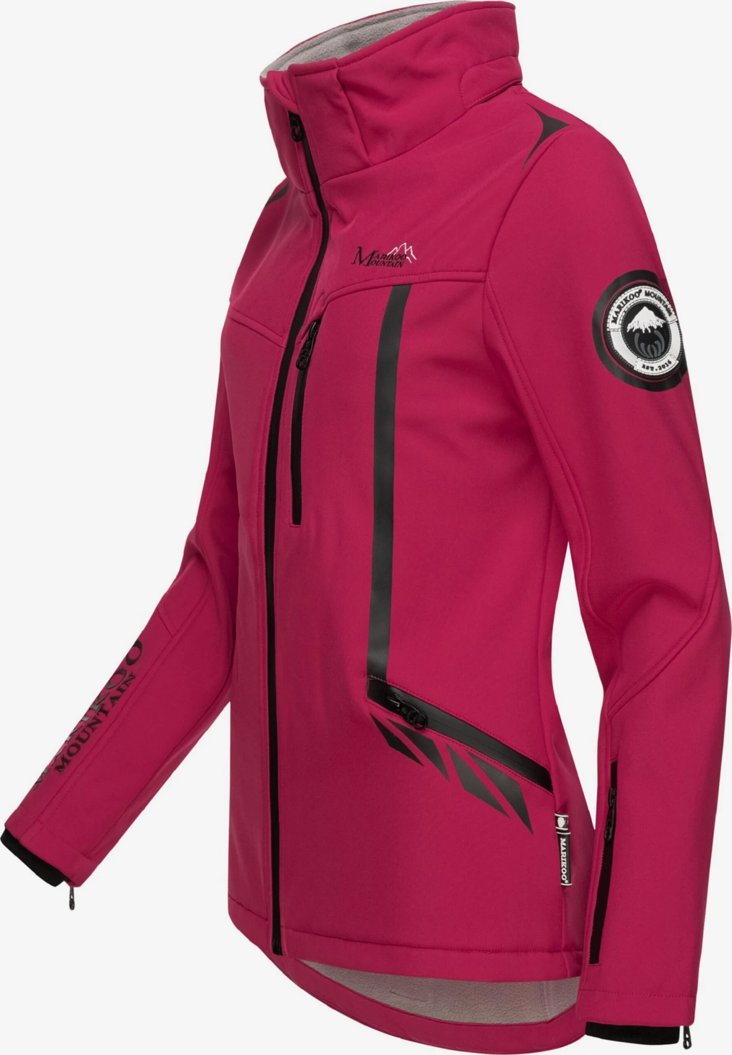 Marikoo Winterjassen Winterjas Dames Rood 4 Marikoo Winterjassen Winterjas Dames Rood - Afbeelding 4