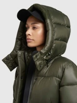 Khujo Winterjassen Winterjas Valona Dames Donkergroen -Kledingverkoopwinkel 41c85453f393d32fc65db51e0d714408