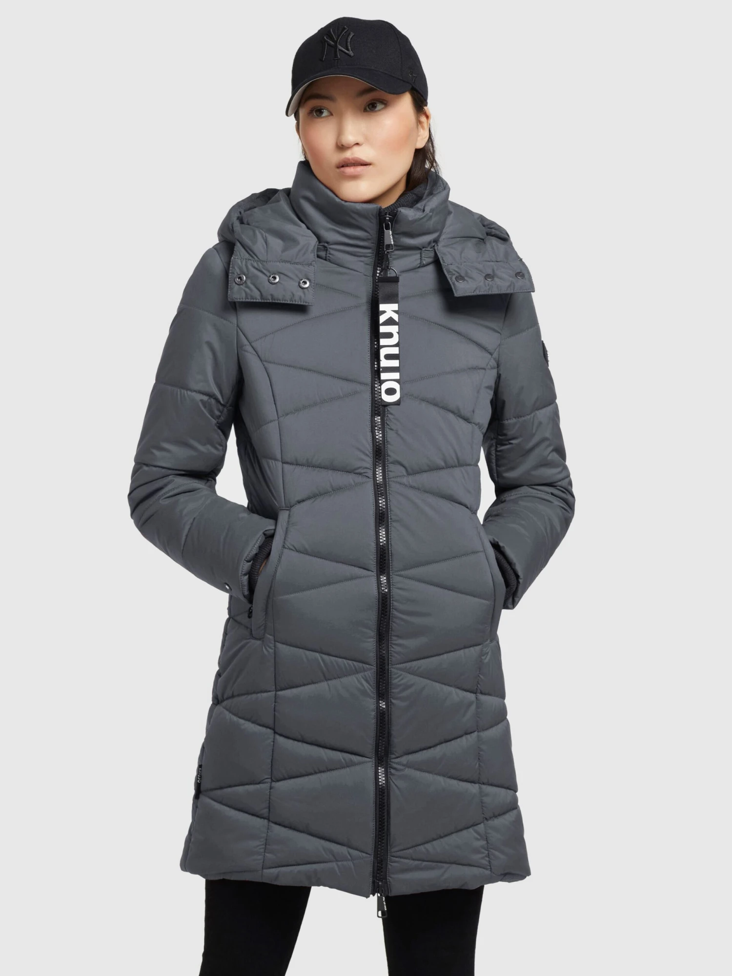 Khujo Tussenmantels Tussenmantel Fitt Light Dames Donkergrijs 2 Khujo Tussenmantels Tussenmantel Fitt Light Dames Donkergrijs - Afbeelding 2