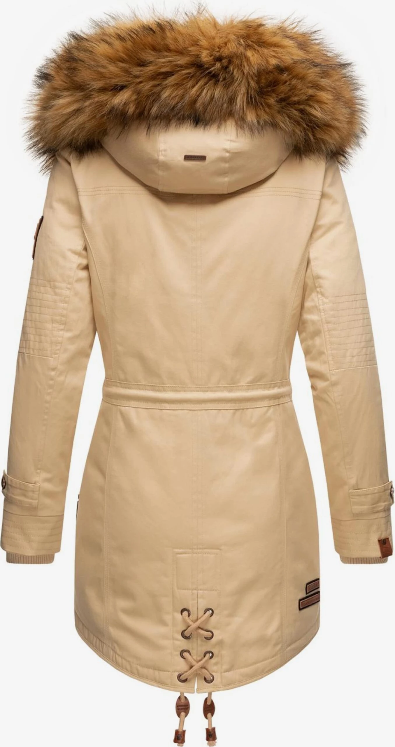 Marikoo Parkas Winterparka La Viva Dames Beige 2 Marikoo Parkas Winterparka La Viva Dames Beige - Afbeelding 2