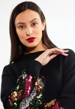 Faina Fijngebreide Truien Trui Caneva Dames Zwart 9 Faina Fijngebreide Truien Trui Caneva Dames Zwart -Kledingverkoopwinkel 47736c76d0a3ded4376b17161a7205d8