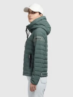 Khujo Tussenjassen Tussenjas Lovina4 Matt Dames Smaragd -Kledingverkoopwinkel 47b0311b5b5f3c0b43227d05fa059a86