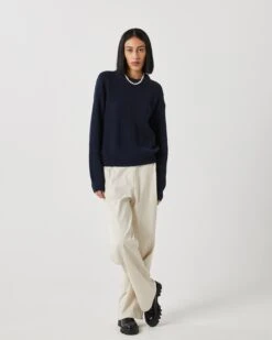 Minimum Basic Truien Trui Mikala Dames Navy -Kledingverkoopwinkel 487892e907da9ed1500c26ca92edc346