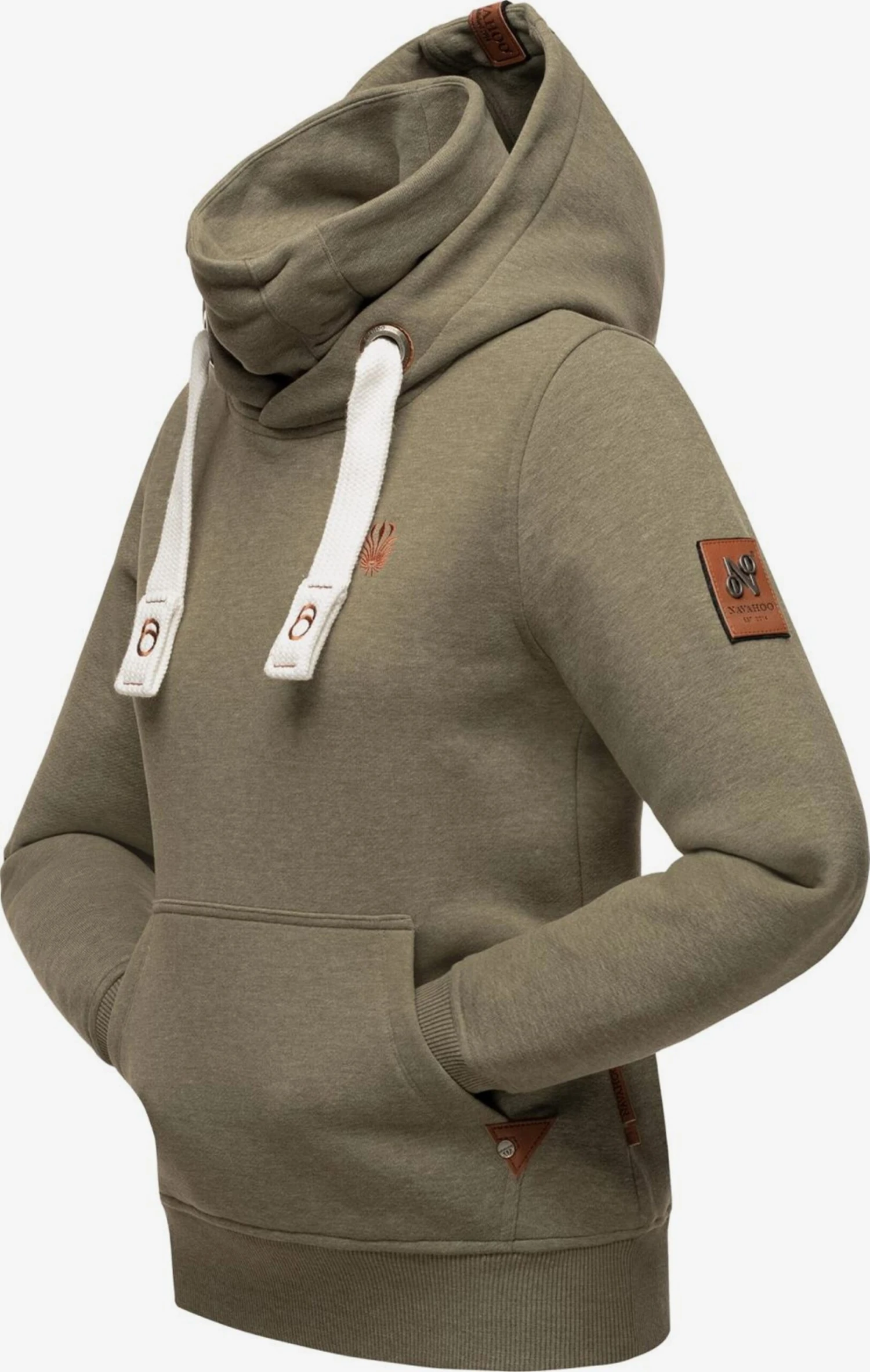 Navahoo Hoodies Sweatshirt Raniaa Dames Olijfgroen 2 Navahoo Hoodies Sweatshirt Raniaa Dames Olijfgroen - Afbeelding 2