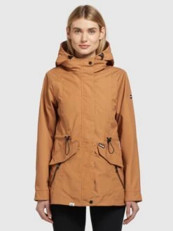 Khujo Parkas Tussenparka FELINA Dames Camel -Kledingverkoopwinkel 4b70703f22ebd8c67cd8e717e5d0795d