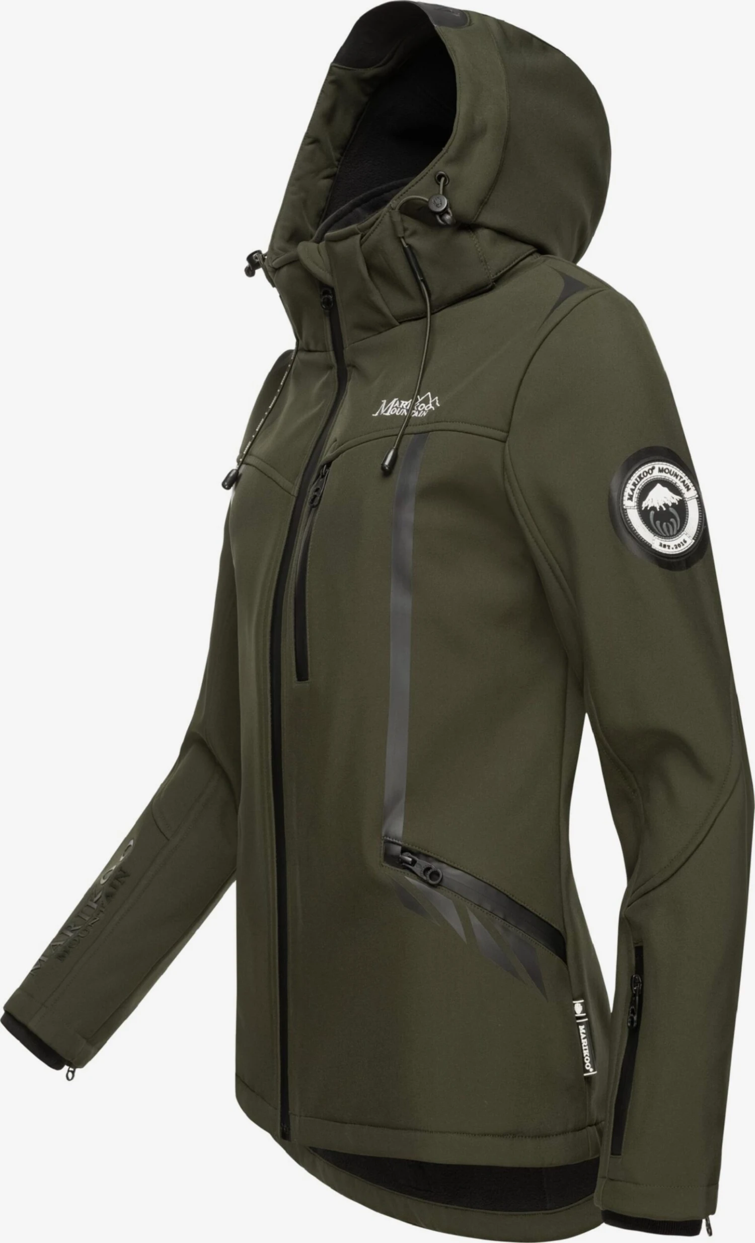 Marikoo Winterjassen Winterjas Dames Olijfgroen 2 Marikoo Winterjassen Winterjas Dames Olijfgroen - Afbeelding 2