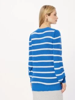 B.young Fijngebreide Truien Trui MILJA Dames Blauw 8 B.young Fijngebreide Truien Trui MILJA Dames Blauw -Kledingverkoopwinkel 4ff9d1831319a259a058276edb804133