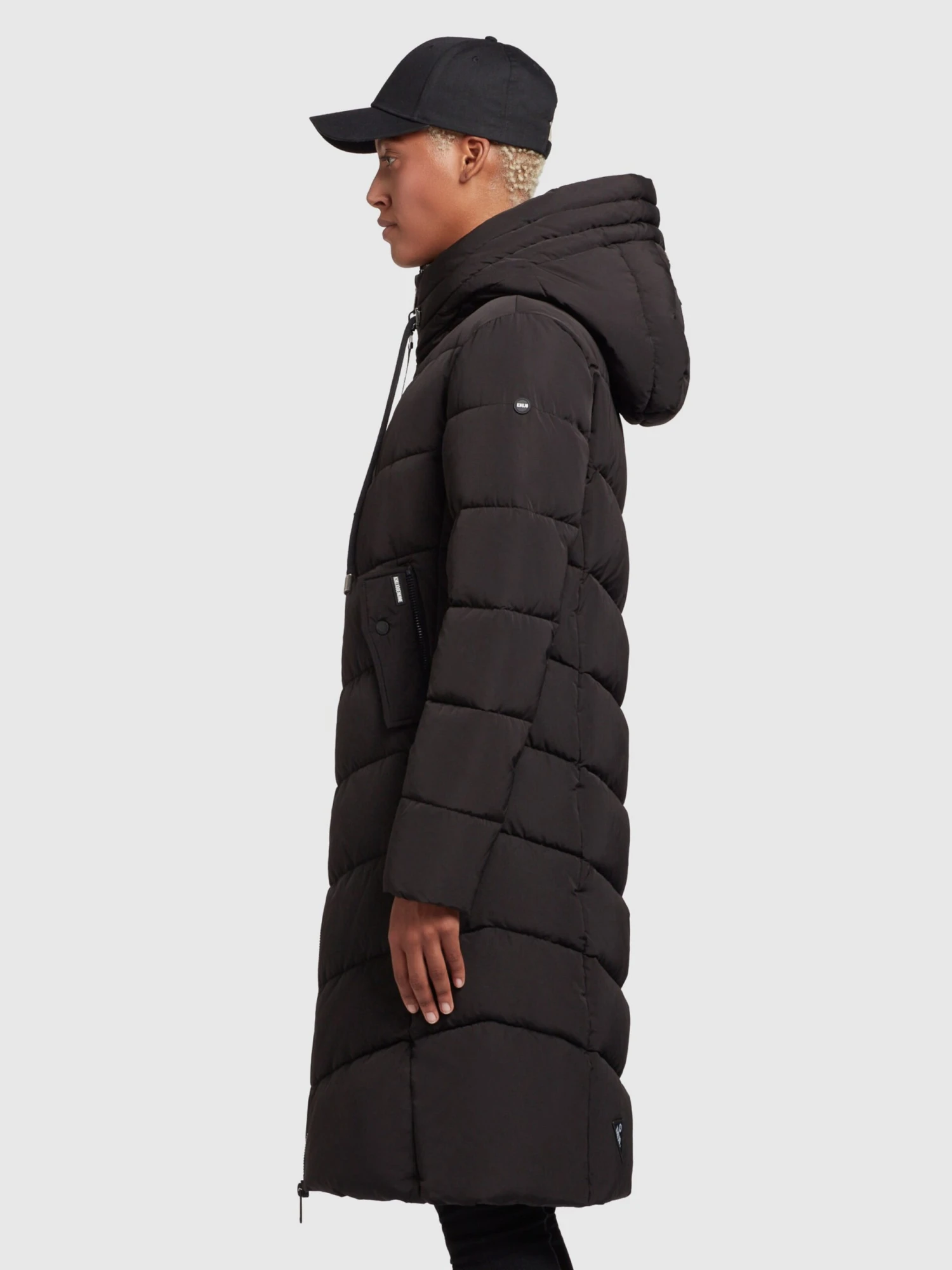 Khujo Wintermantels Wintermantel Ayleena Dames Zwart 5 Khujo Wintermantels Wintermantel Ayleena Dames Zwart - Afbeelding 5